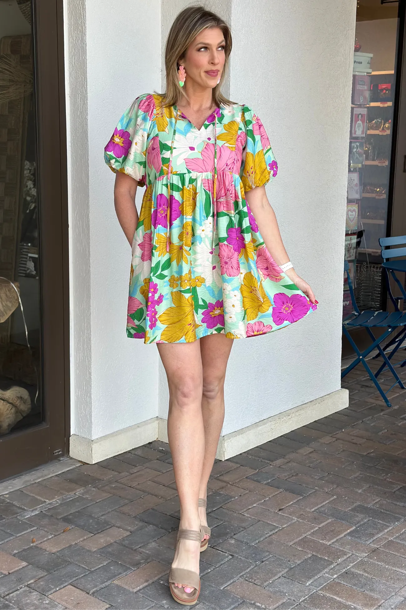 Garden Bliss Babydoll Dress