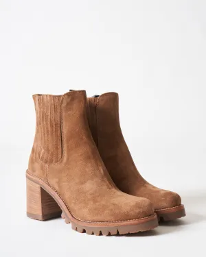 gill block heel boot