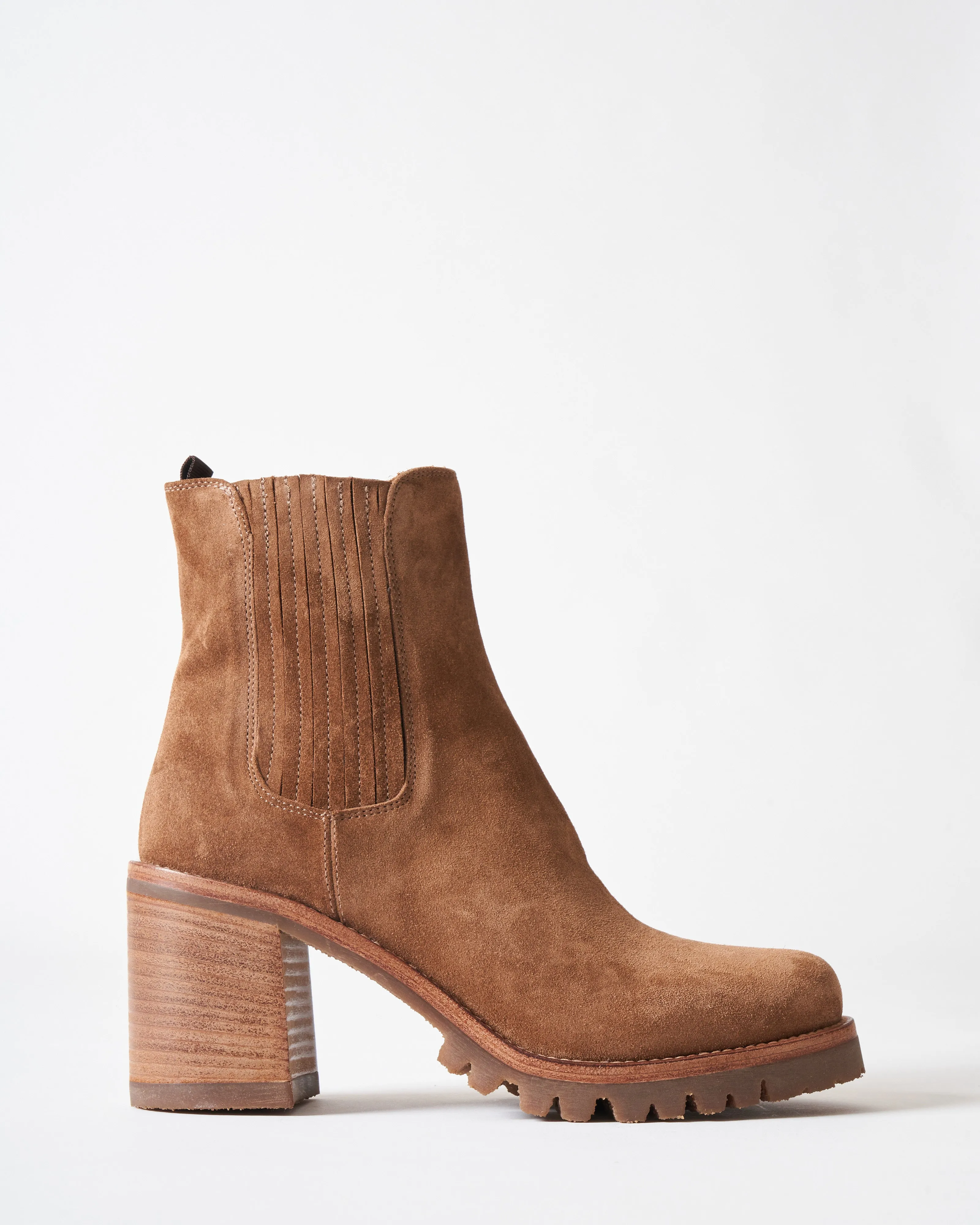 gill block heel boot