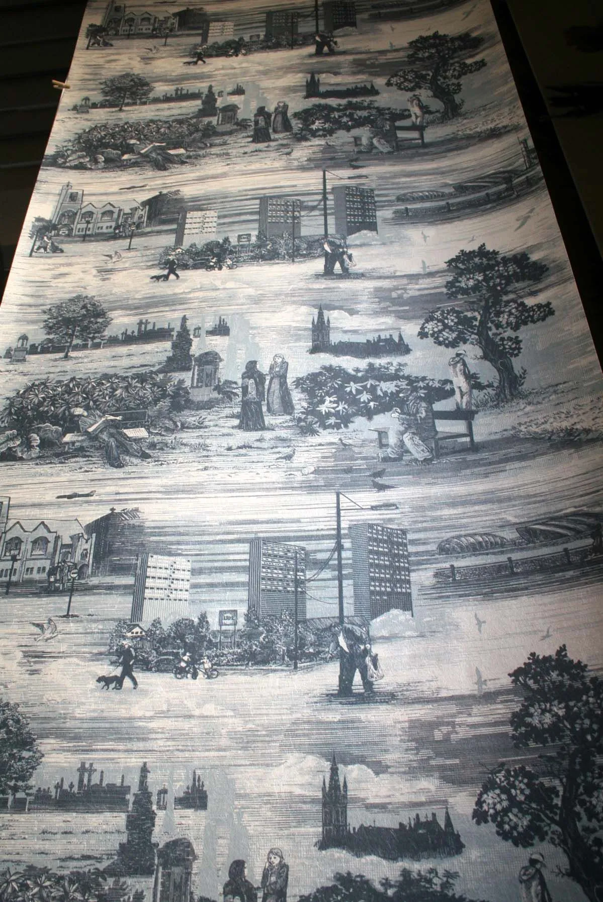 glasgow toile wallpaper