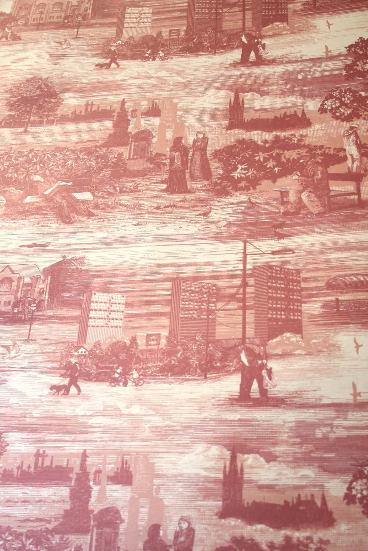 glasgow toile wallpaper