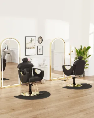 Gold Reclining Salon Chair BS-92