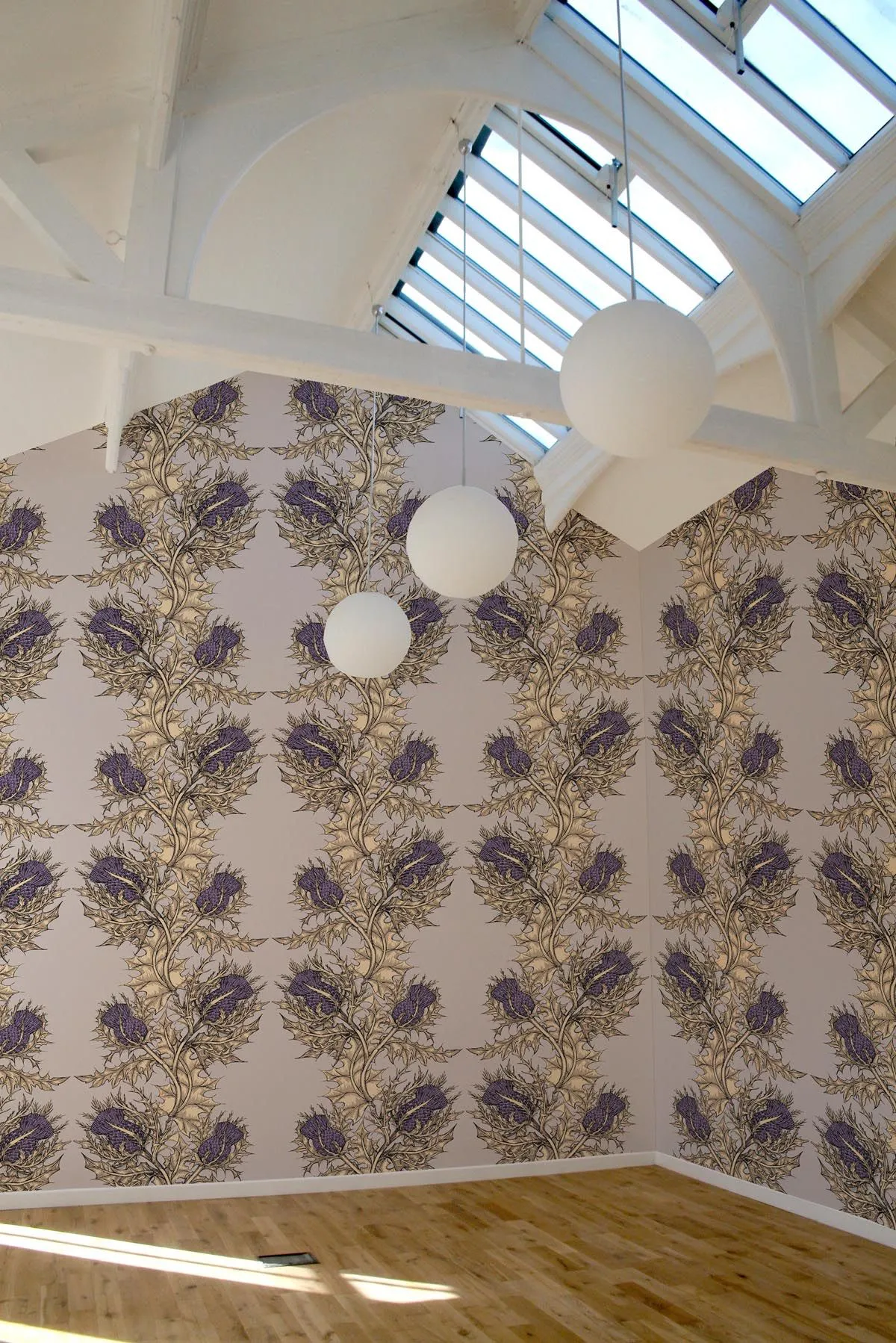grand thistle wallpaper