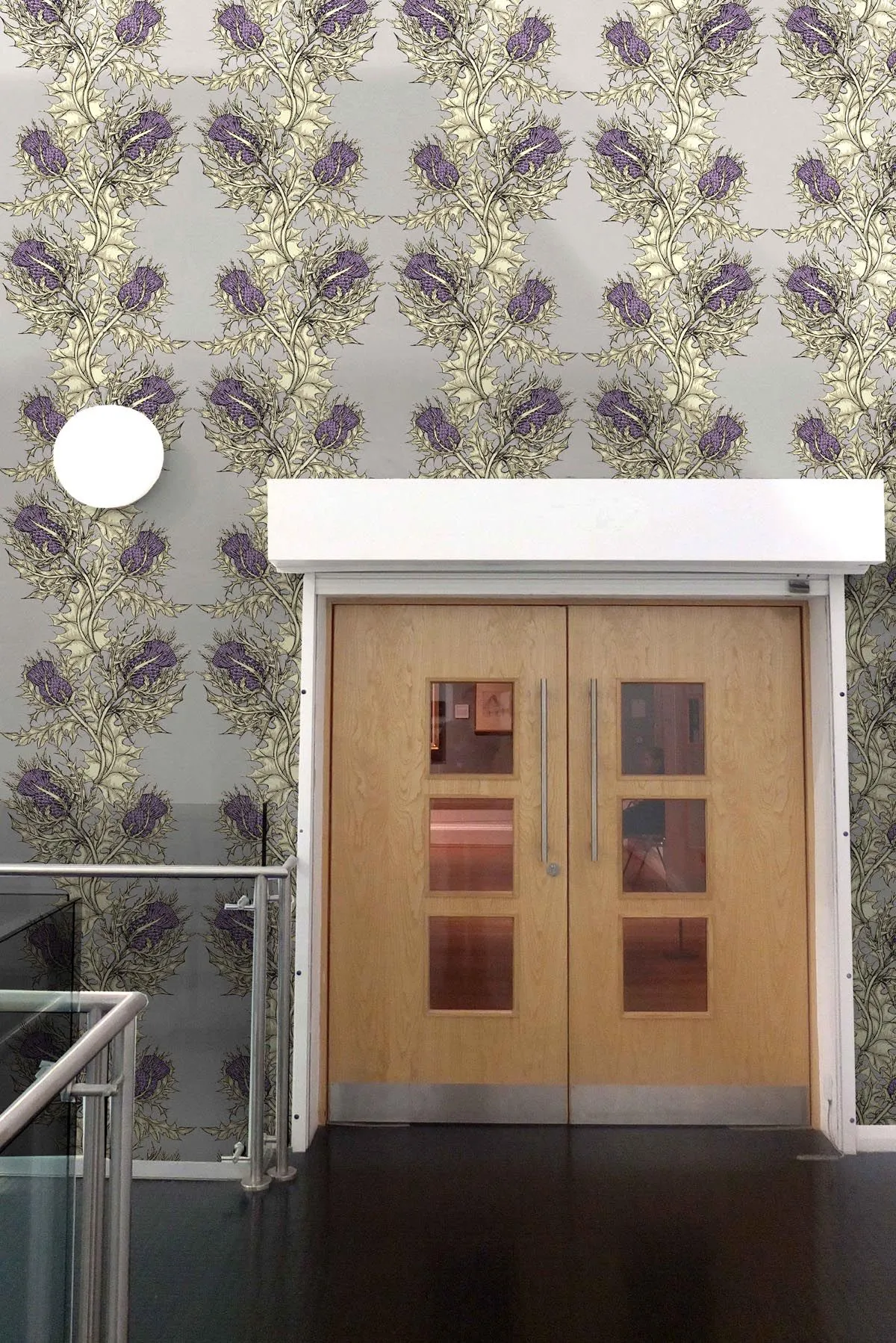 grand thistle wallpaper