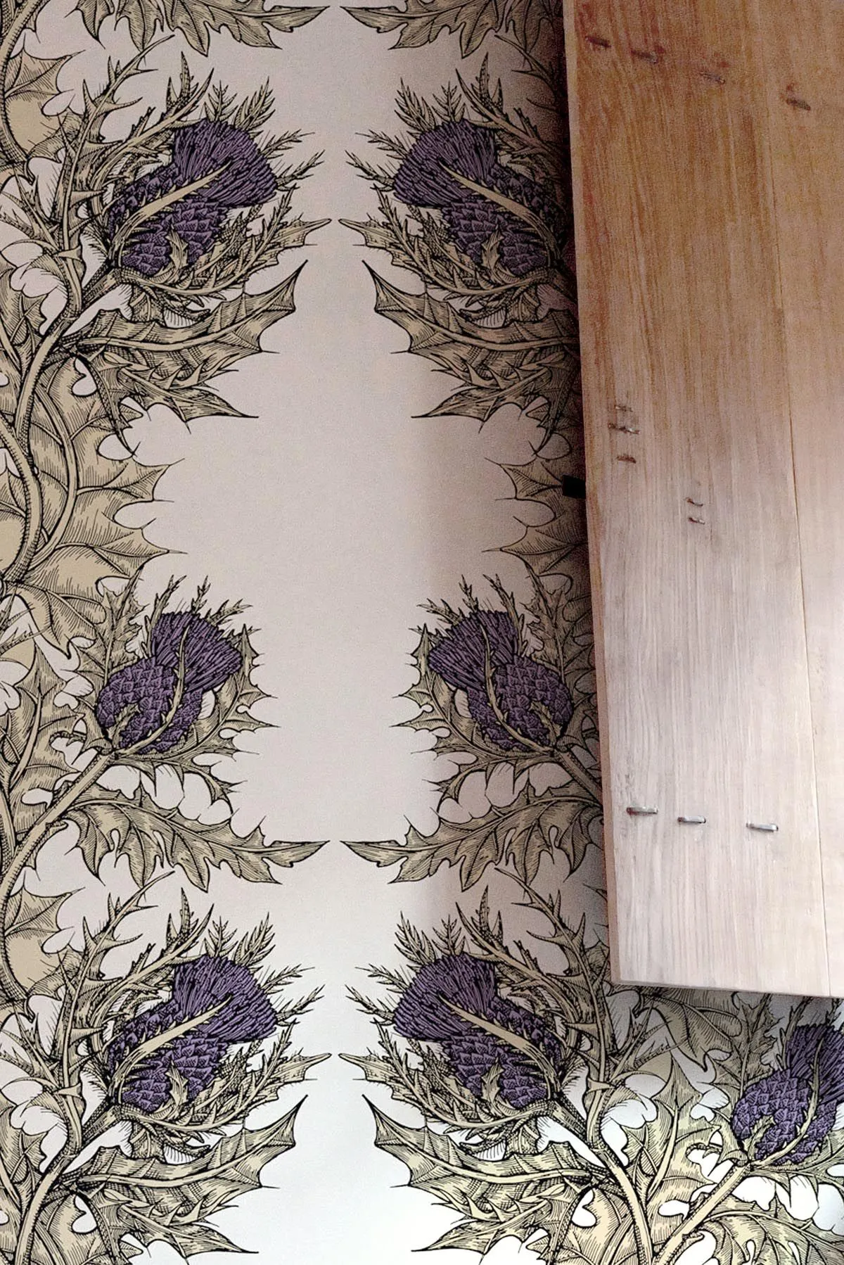 grand thistle wallpaper