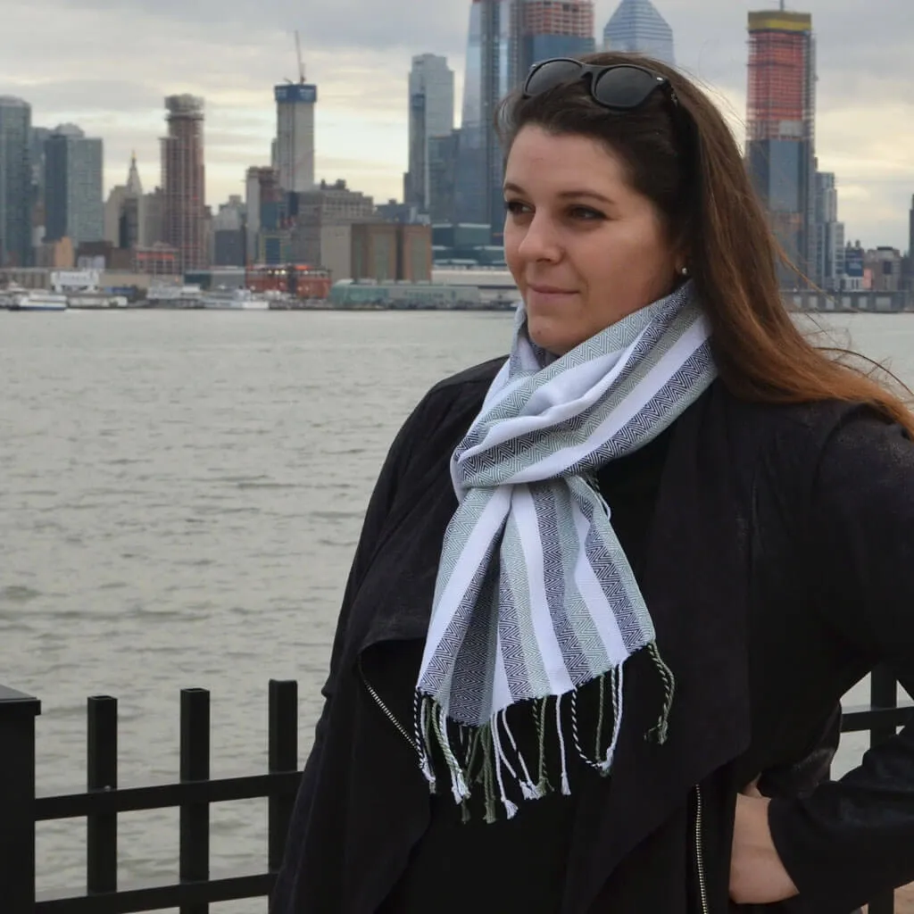 Hand Woven Cozy Cotton Scarf | Paloma