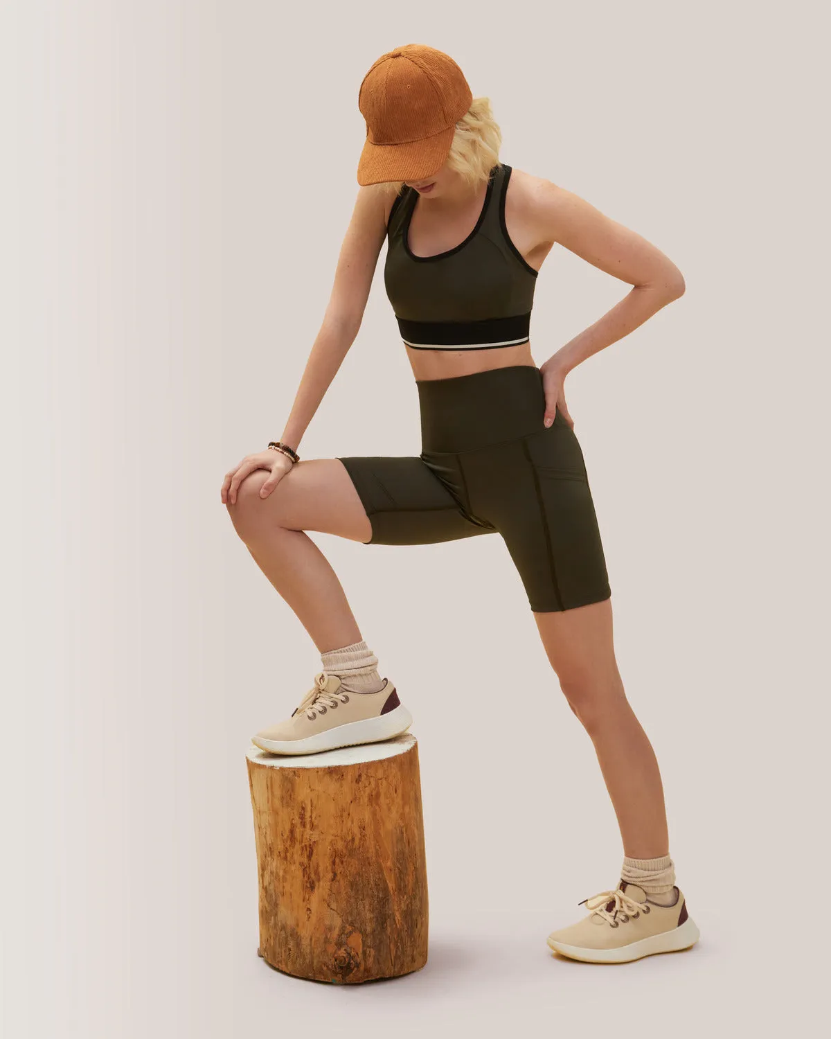 Happy Girls Sports Bra - Forest