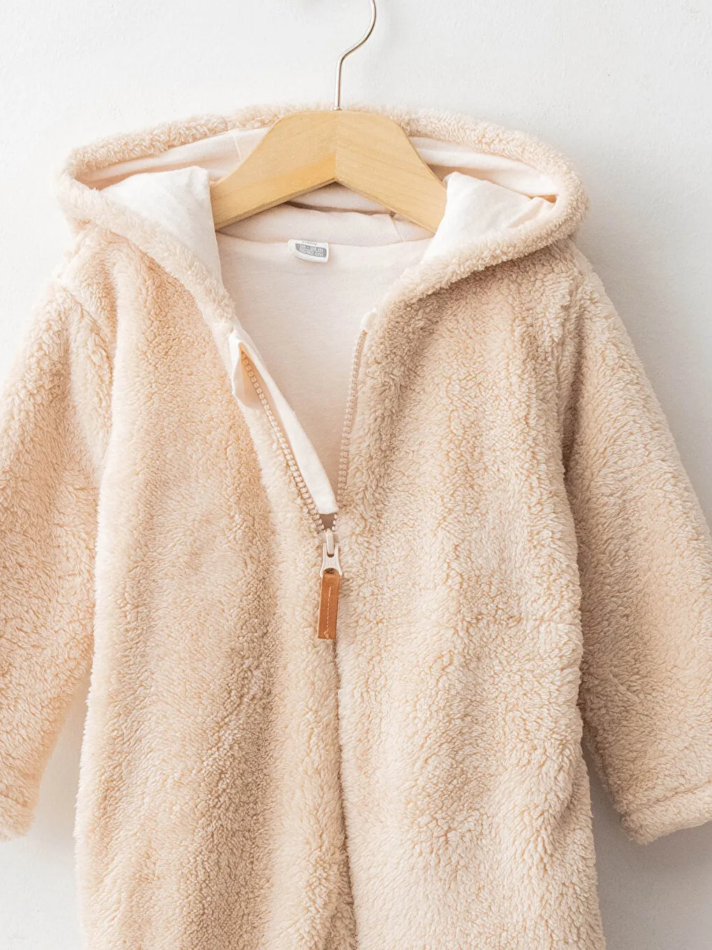 Hooded Long Sleeve Baby Girl Zipper Jumpsuit