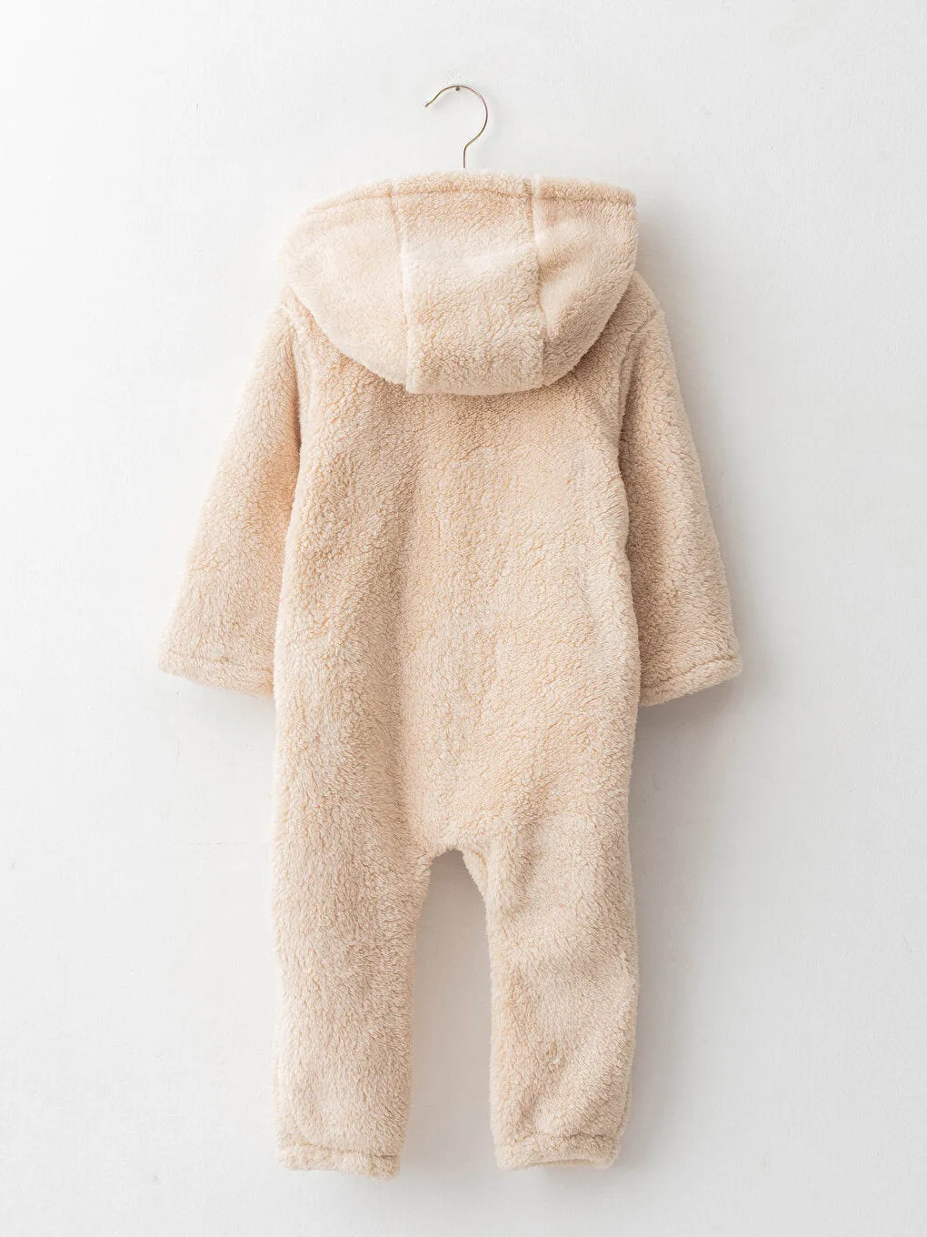 Hooded Long Sleeve Baby Girl Zipper Jumpsuit