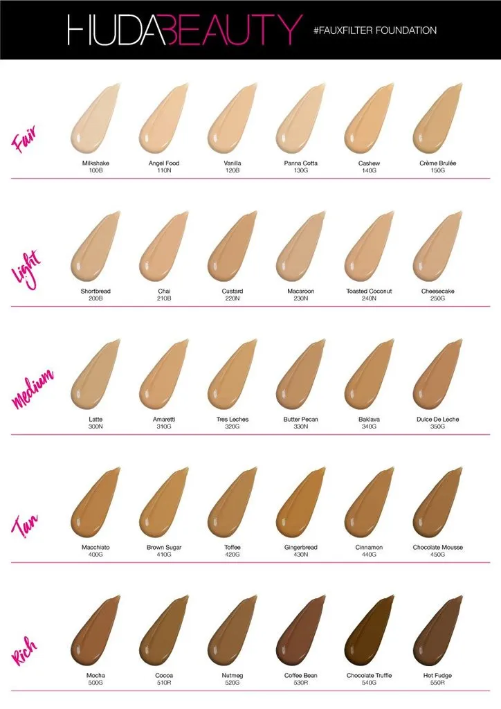 Huda Beauty #Faux Foundation - Custard 220 N