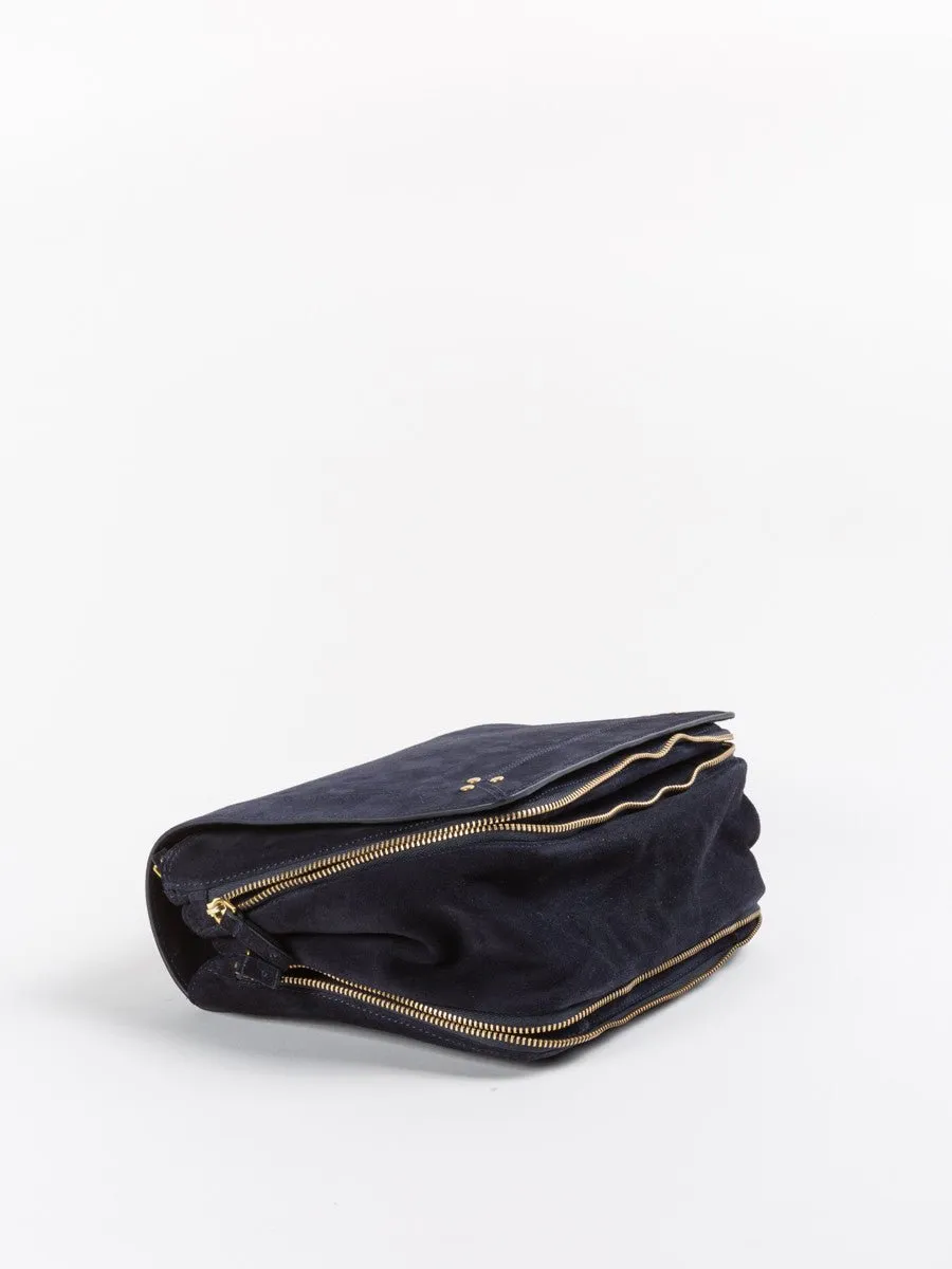 igor suede bag – marine