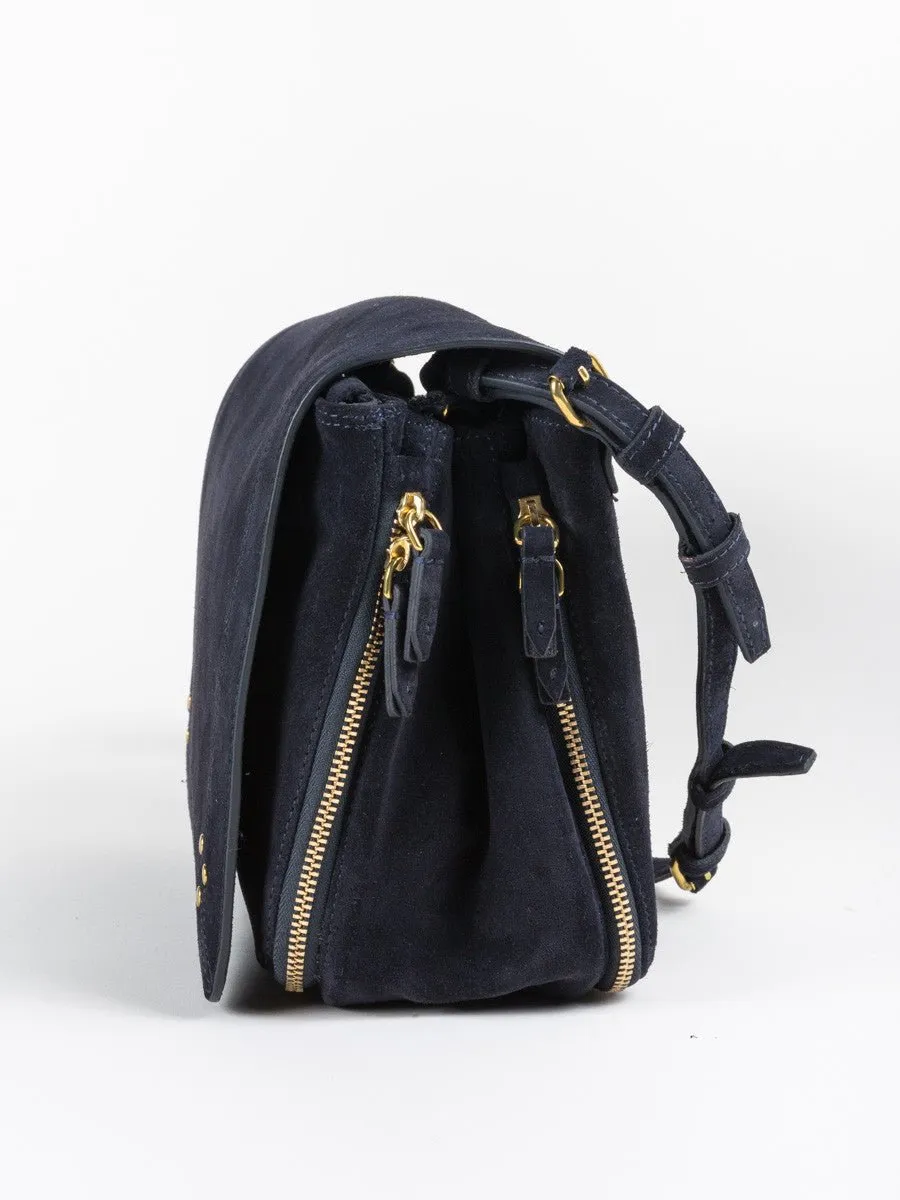 igor suede bag – marine