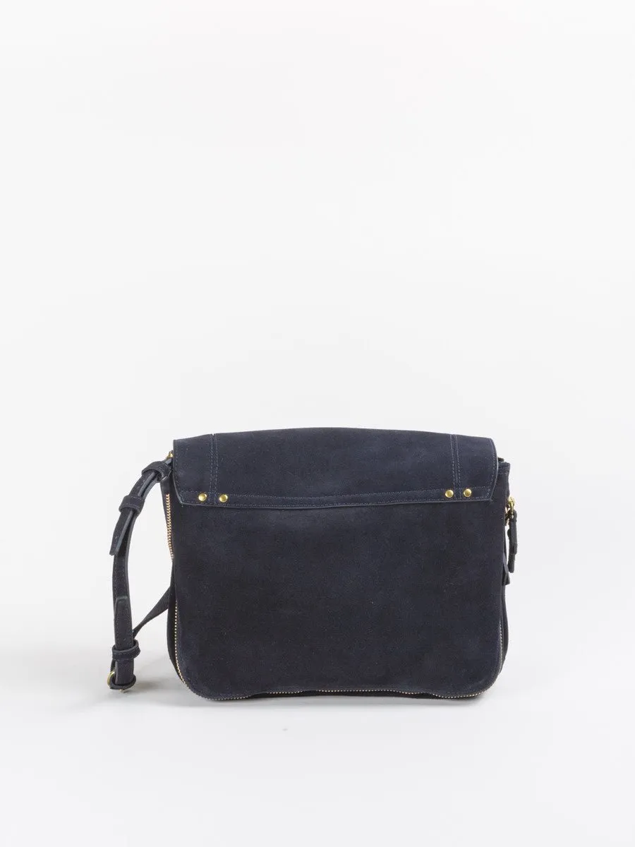 igor suede bag – marine