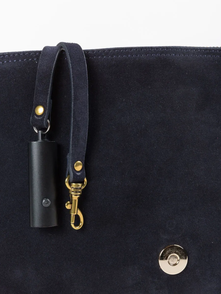 igor suede bag – marine