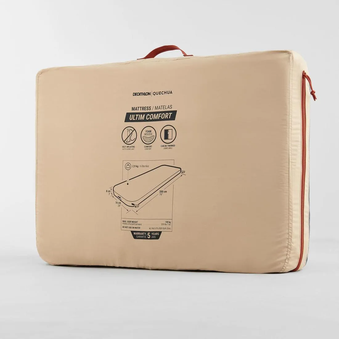 INFLATABLE CAMPING MATTRESS - ULTIM COMFORT 70 CM - 1 PERSON