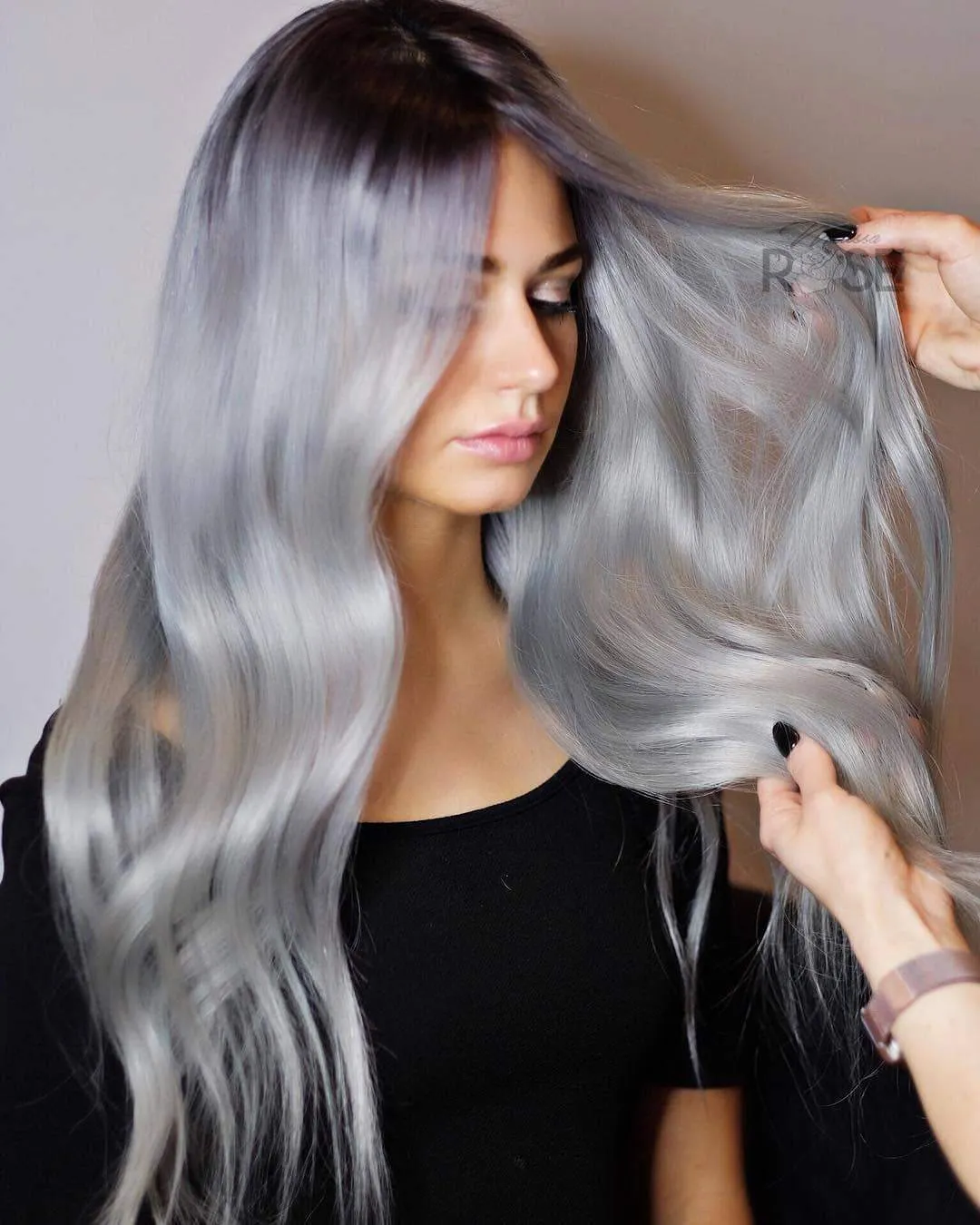 Iroiro 130 Silver Natural Vegan Cruelty-Free Semi-Permanent Hair Color