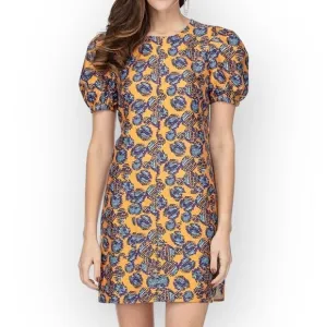 JADE NWT Pocket‎ Shift Dress in Mandarin Deco- size M