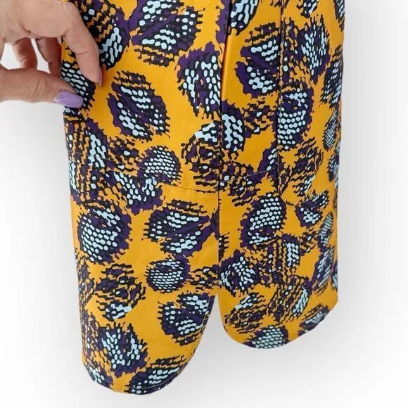 JADE NWT Pocket‎ Shift Dress in Mandarin Deco- size M