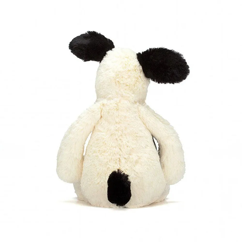 Jellycat - Bashful Black & Cream Puppy