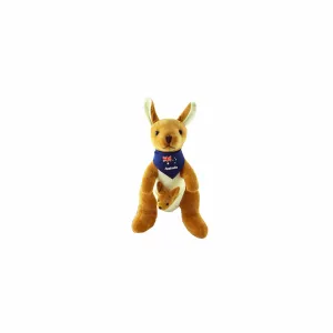 Kangaroo Flag & Scarf 10 Inch