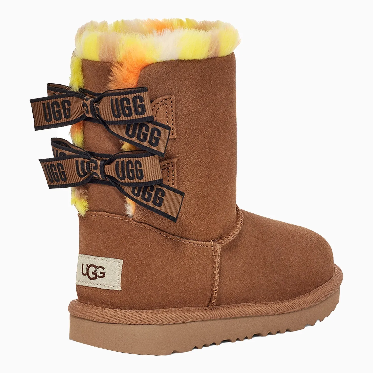 Kid's Bailey Bow Plaid Punk Boot