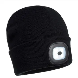 Kid's Beanie with Rechargeable LED Headlight