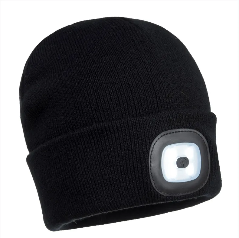 Kid's Beanie with Rechargeable LED Headlight