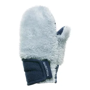 KIDS’ HIKING  MITTENS - SH100 FLEECE - AGED 18 MONTHS-4 YEARS
