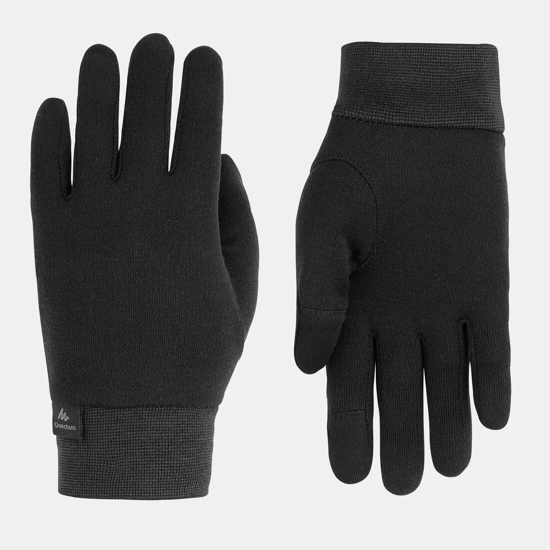 KIDS’ HIKING TOUCHSCREEN COMPATIBLE GLOVES - SH500 MOUNTAIN SILK - AGE 6-14