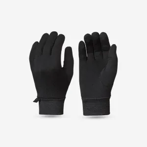 KIDS’ HIKING TOUCHSCREEN COMPATIBLE GLOVES - SH500 MOUNTAIN SILK - AGE 6-14