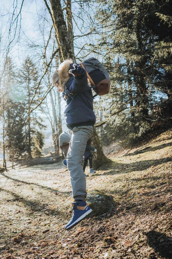 KIDS’ WARM AND WATERPROOF HIKING JACKET - SH100 -6.5°C - 7-15 YEARS