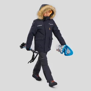 KIDS’ WARM AND WATERPROOF HIKING PARKA - SH900 -23°C 7-15 YEARS