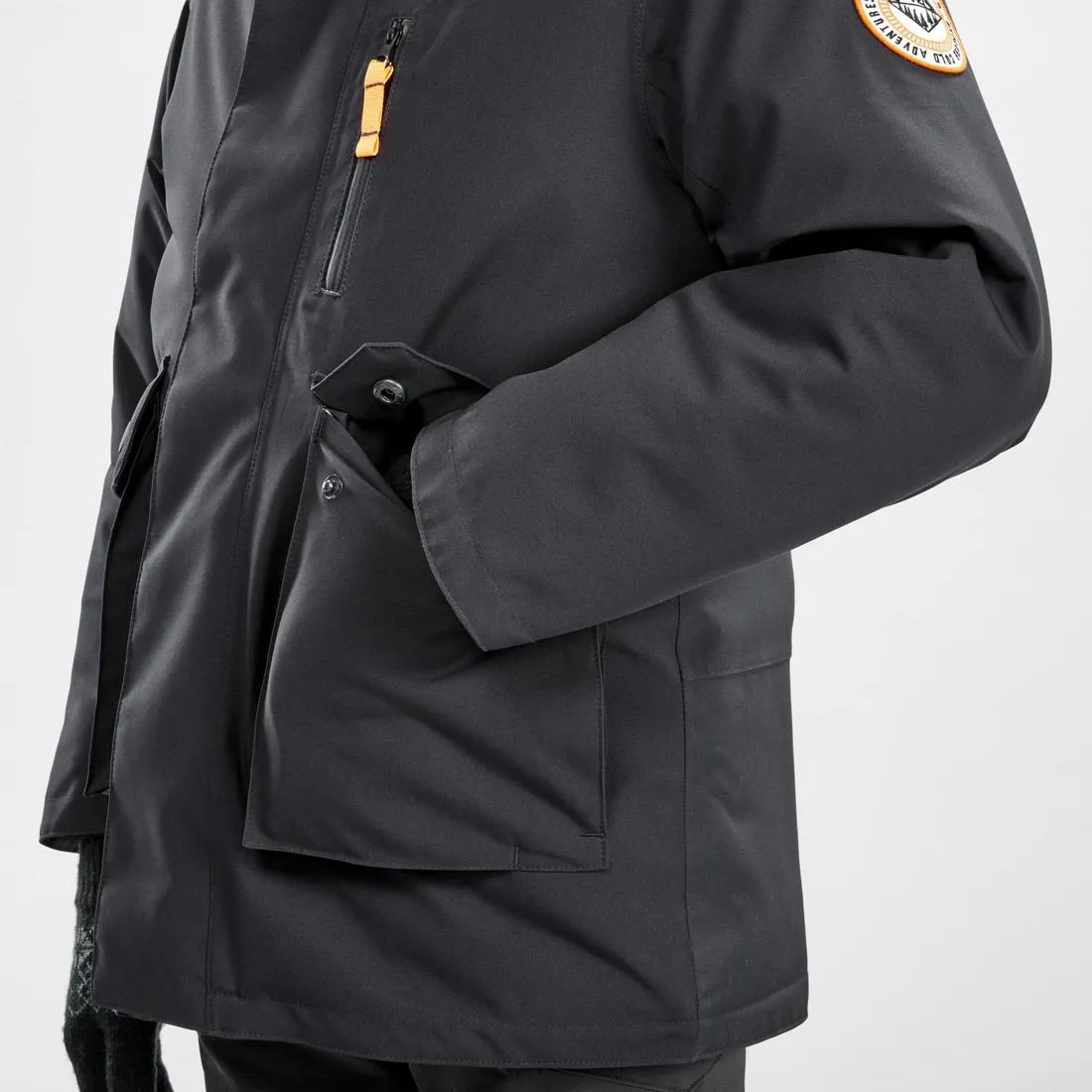 KIDS’ WARM AND WATERPROOF HIKING PARKA - SH900 -23°C 7-15 YEARS