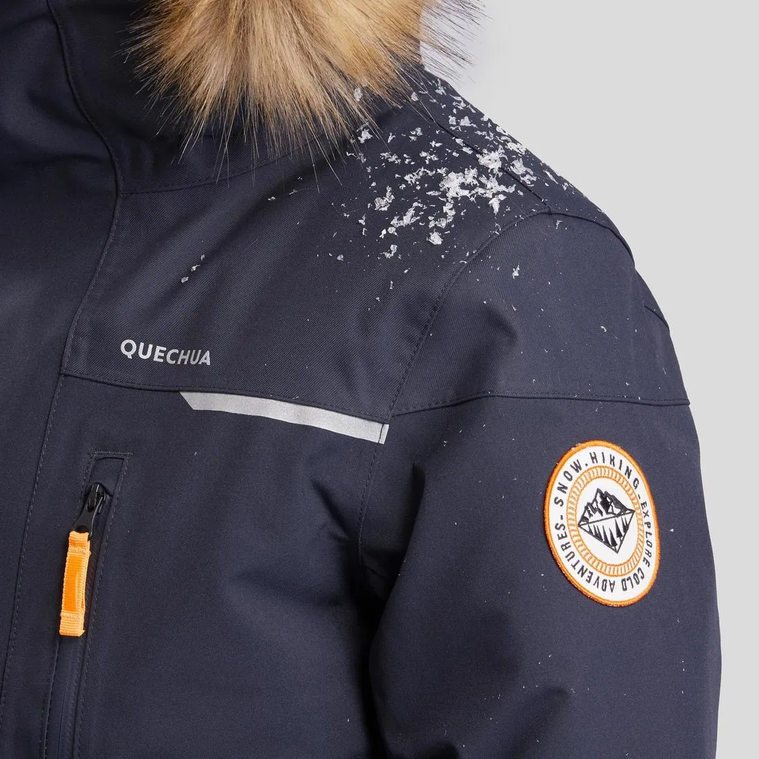 KIDS’ WARM AND WATERPROOF HIKING PARKA - SH900 -23°C 7-15 YEARS