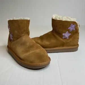 Koolaburra by Ugg Kid’s Koola Star Mini Tan/Purple Size 2
