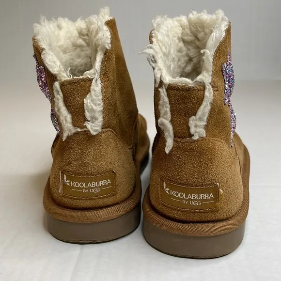 Koolaburra by Ugg Kid’s Koola Star Mini Tan/Purple Size 2