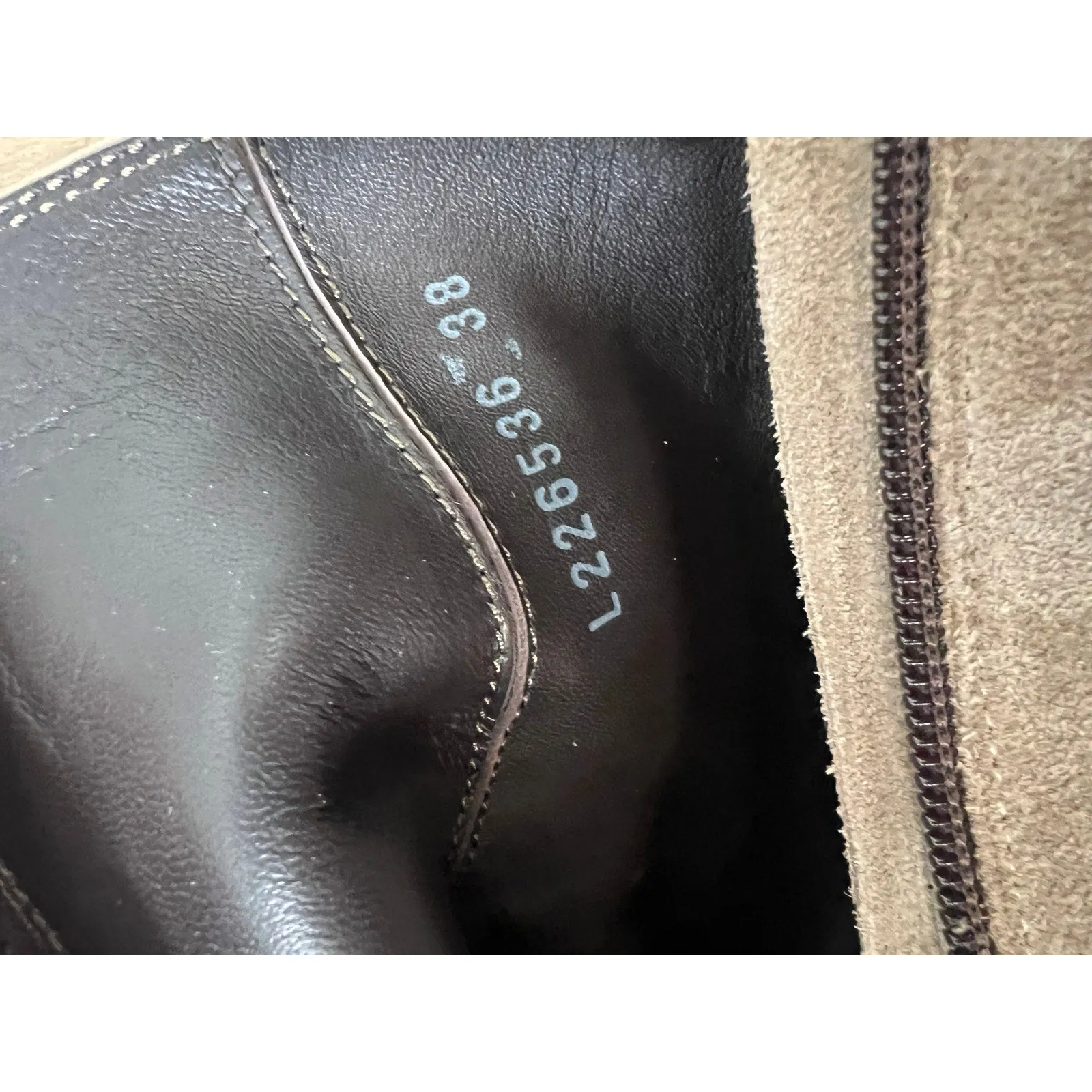 La Cabala Tan Heeled Booties Sz 38