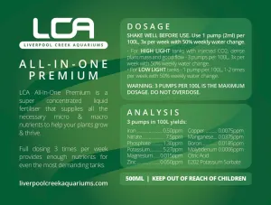 LCA Liquid Fertiliser - All In One Premium Refill 1L