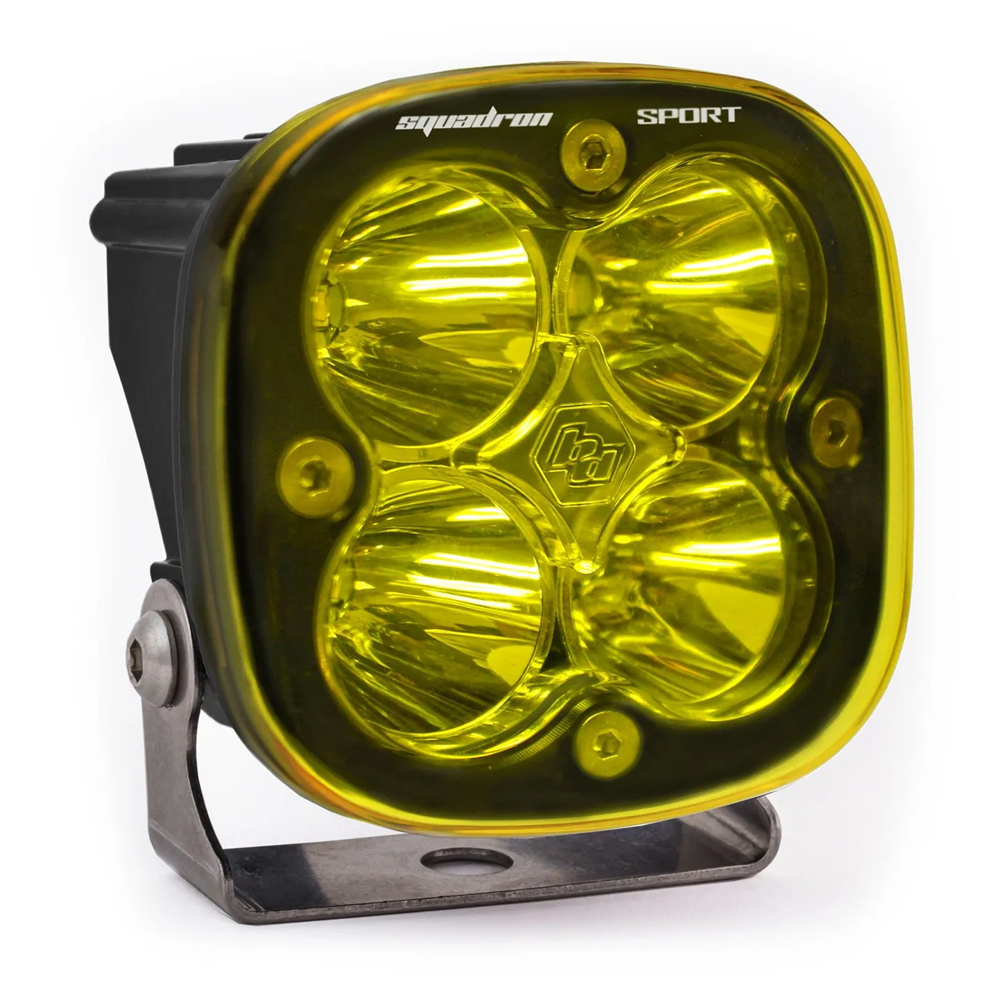 LED Light Pod Work/Scene Pattern Amber Black Squadron Sport Baja Designs
