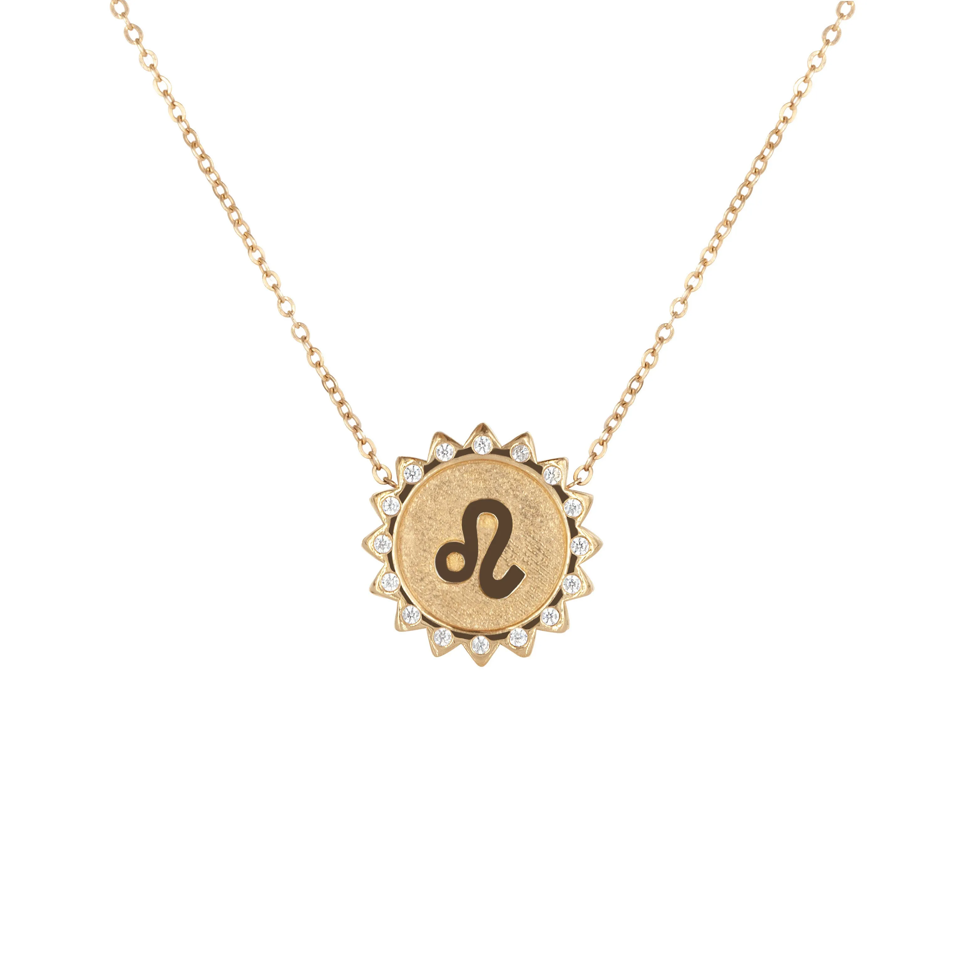 Leo Sun Zodiac necklace