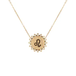 Leo Sun Zodiac necklace