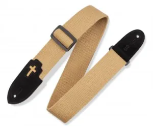 Levy's MC8C-TAN 2" Cotton Cross Strap