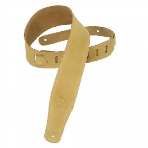 Levy's MS26-TAN 2.5" Suede Leather Strap
