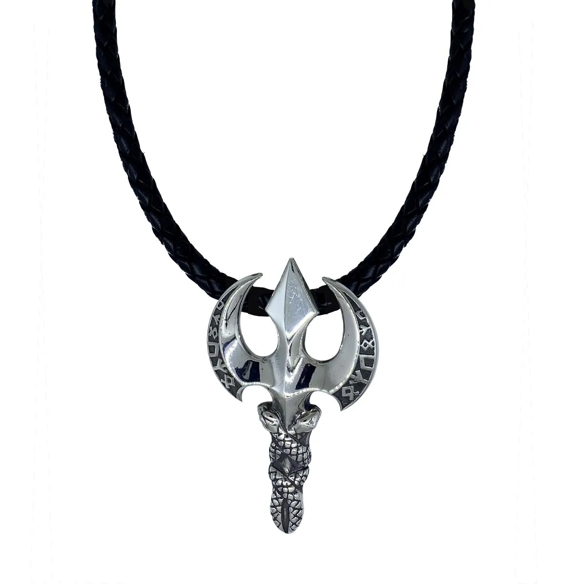 Light Bearer on Leather Necklace