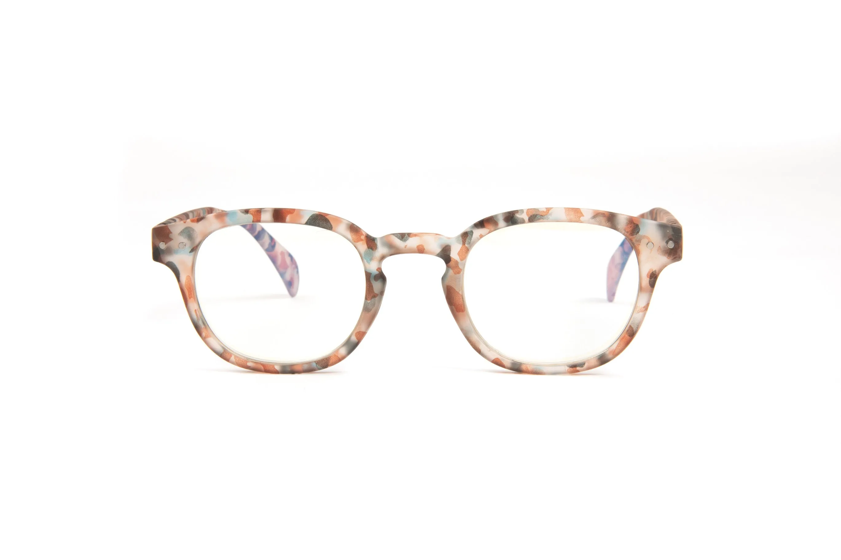 Lisbon Multi Tortoise Blue Light Blocking Reading Glasses