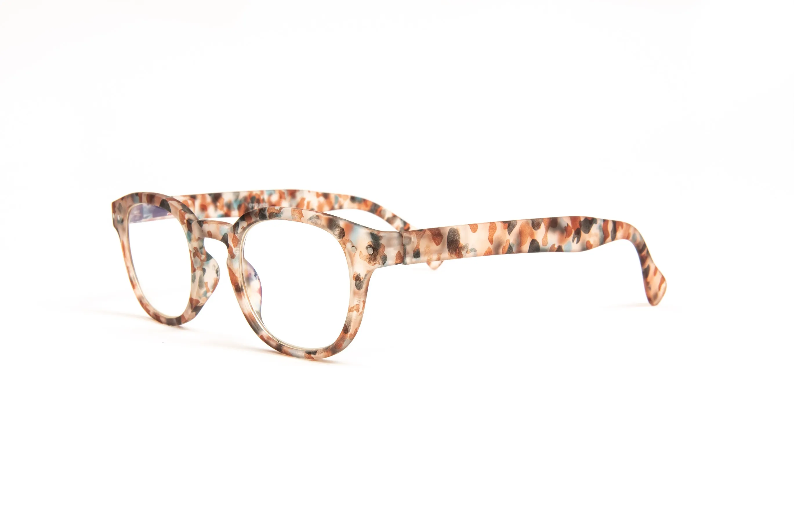 Lisbon Multi Tortoise Blue Light Blocking Reading Glasses