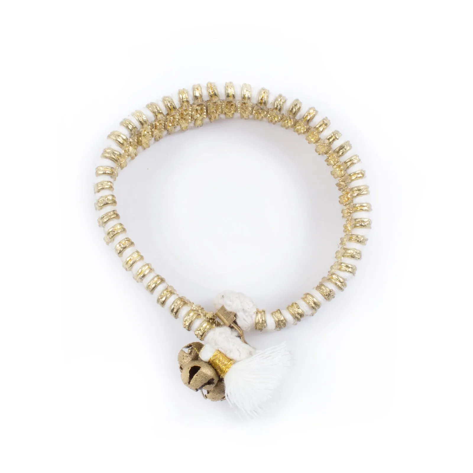 Little Grace Bracelet in White - Handmade in Egypt