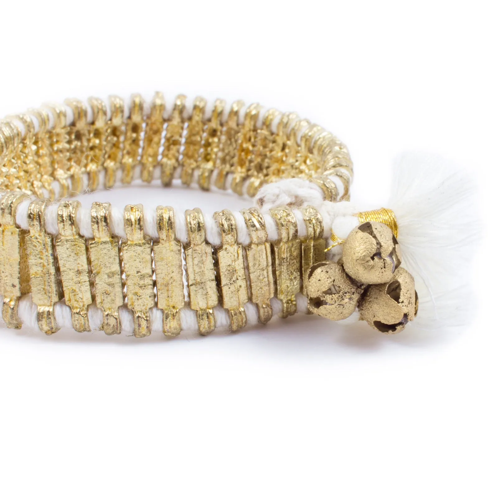 Little Grace Bracelet in White - Handmade in Egypt