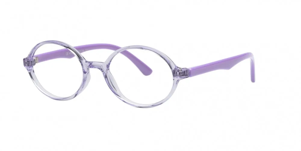 Loris Kids Unbreakable Flexible Bendable Rectangular TR90 Eyeglasses, K-212