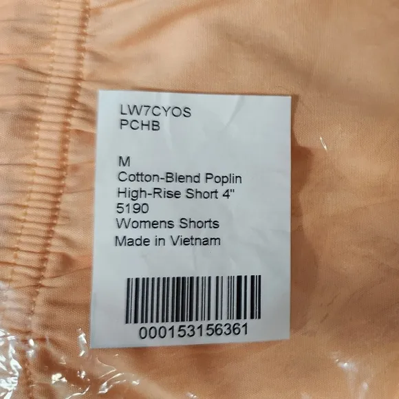 Lululemon Cotton-Blend‎ Poplin High-Rise Short 4&quot;